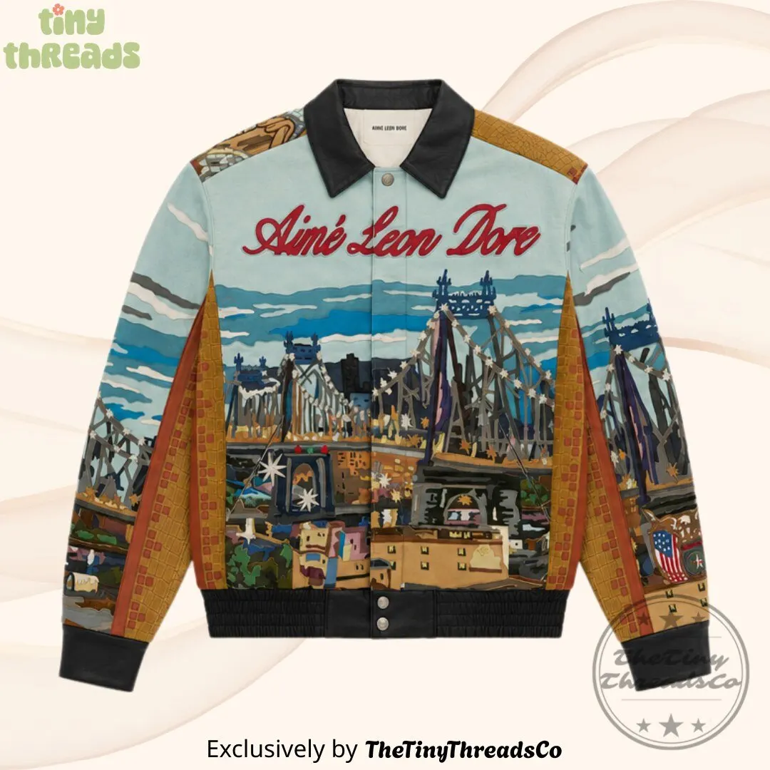 Karl-Anthony Towns Aime Leon Dore GMA Appearance Bomber Jacket 5 Karl-Anthony Towns Aime Leon Dore GMA Appearance Bomber Jacket