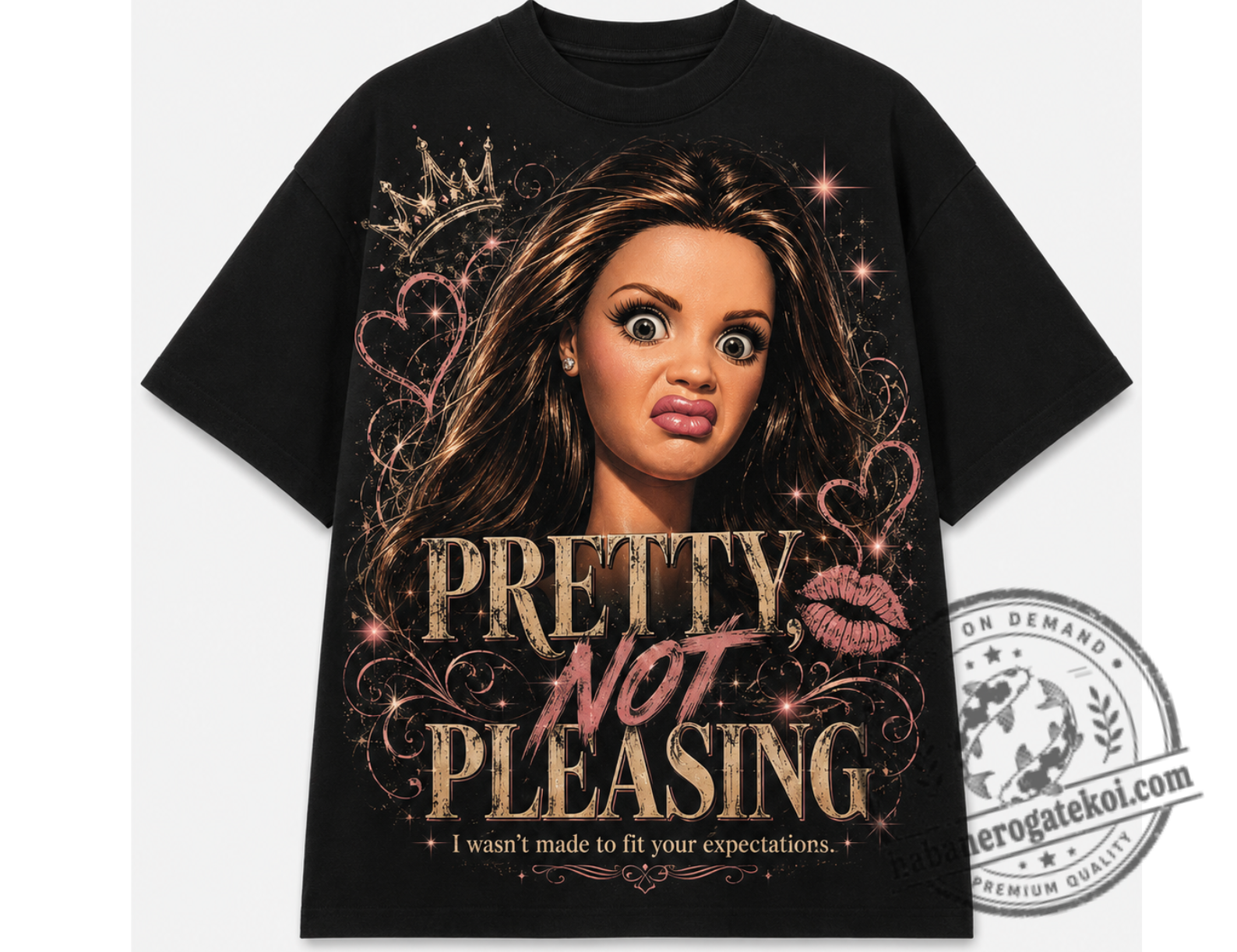 Sassy Girl T-Shirt, Glam Attitude Graphic Tee, Funny Diva Style Shirt