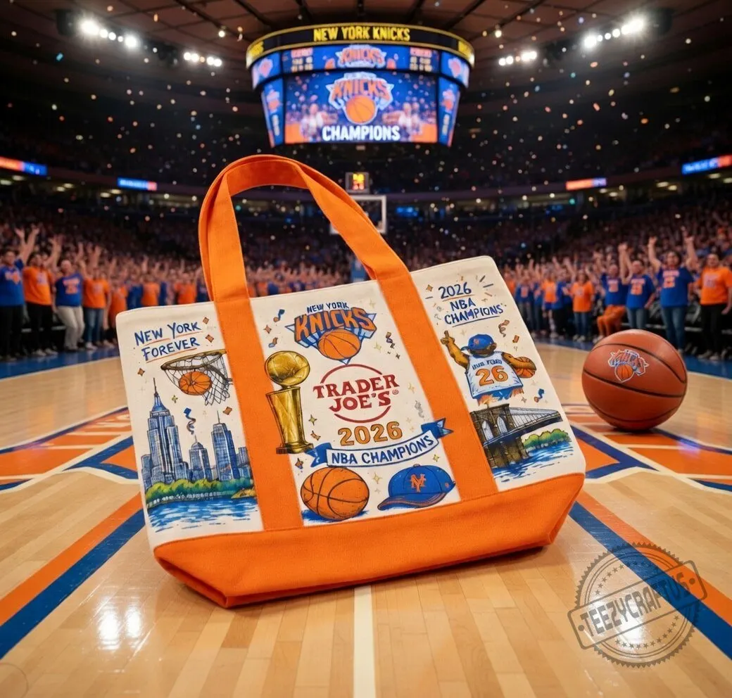 New York Knicks 2026 NBA Champions Canvas Tote Bag