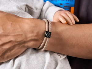 Personalized Father's Day Bracelet for Dad – Custom Name & Initials Gift