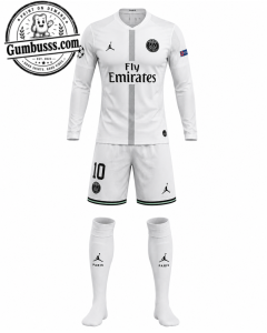 Jordan PSG White Football Jersey 3D Mockup – Premium Soccer Shirt Design 2 Jordan PSG White Football Jersey 3D Mockup – Premium Soccer Shirt Design