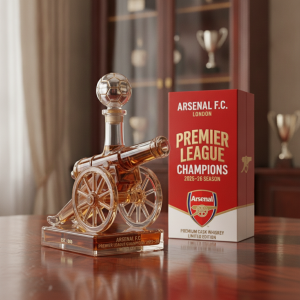 Premier League Champions Cannon Decanter Bottle Football Fan Collectible