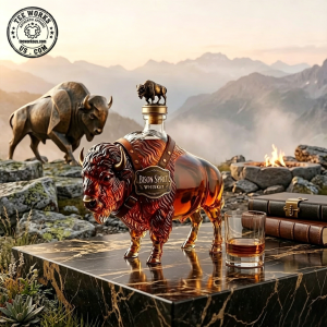 Bison Spirit Buffalo Whiskey Bottle 1 Thiet ke chua co ten 8