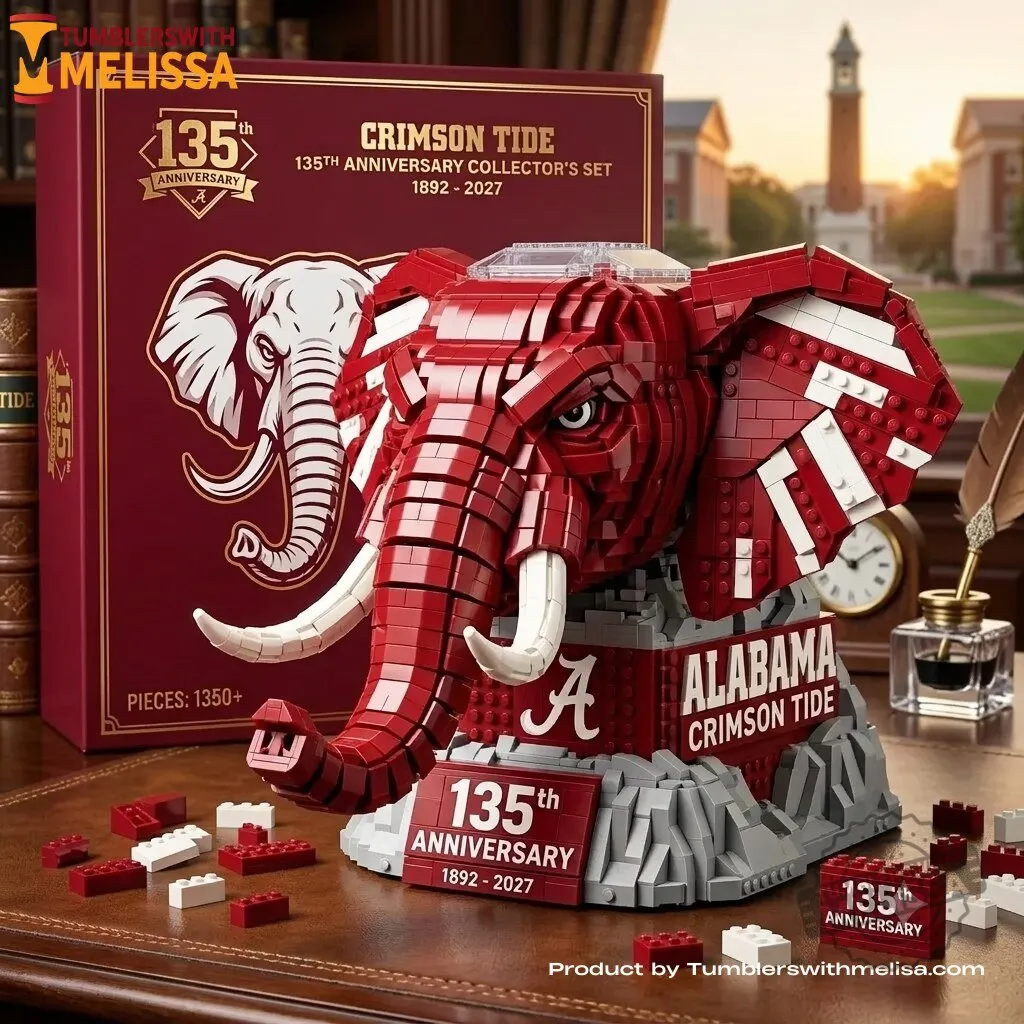 Crimson Tide 135th Anniversary Building Block Set Edition