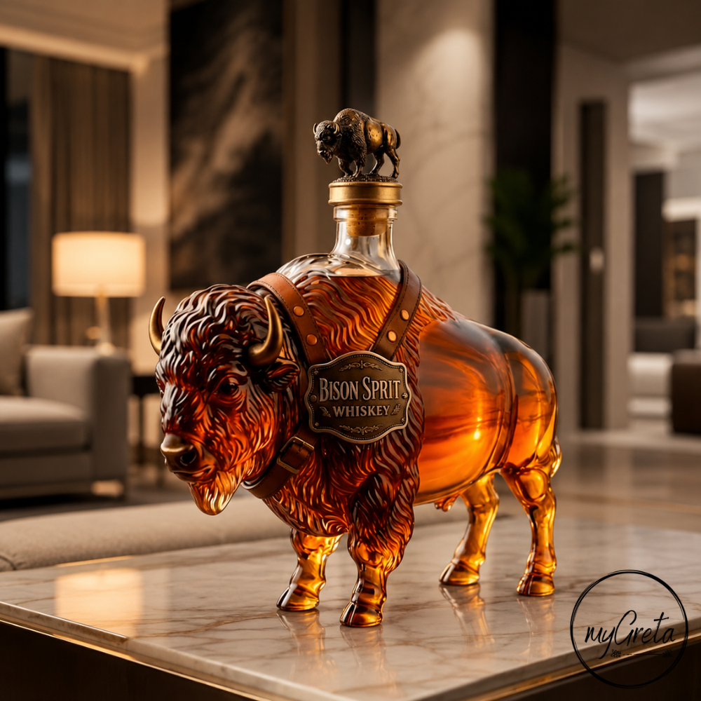 Bison Spirit Buffalo Whiskey Decanter Limited Edition