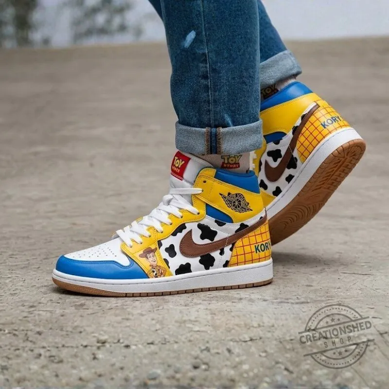 Toy Story Woody Custom Shoes Air Jordan 1 Retro 2 Toy Story Woody Custom Shoes Air Jordan 1 Retro