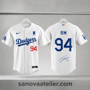 BTS x Dodgers World Tour Limited Edition Baseball Jersey