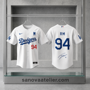 Official BTS x Dodgers World Tour 2026 Baseball Jersey