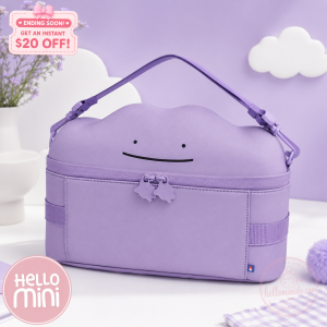 Pokémon Ditto Limited Edition Purple Plush Crossbody Shoulder Bag