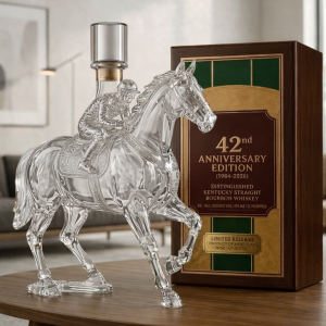 Blanton's 42nd Anniversary Limited Edition Bourbon Whiskey Decanter 7 Blanton's 42nd Anniversary Limited Edition Bourbon Whiskey Decanter