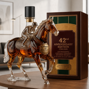 Blanton's 42nd Anniversary Limited Edition Bourbon Whiskey Decanter 8 Blanton's 42nd Anniversary Limited Edition Bourbon Whiskey Decanter