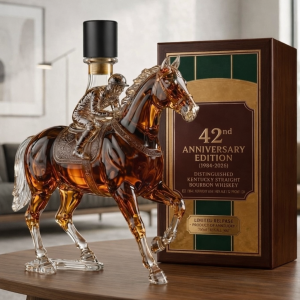 Blanton's 42nd Anniversary Limited Edition Bourbon Whiskey Decanter 9 Blanton's 42nd Anniversary Limited Edition Bourbon Whiskey Decanter