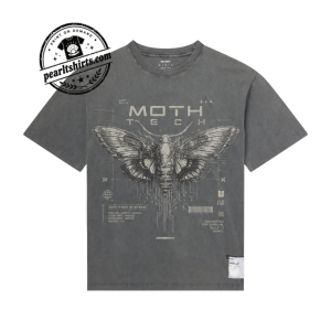 Mothtech Shirt | Retro Moth Graphic Tee, Techwear Aesthetic Unisex T-Shirt 1 Thiet ke chua co ten 66