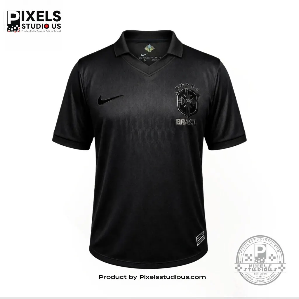 Brazil National Team FIFA World Cup 2026 Black Special Edition Jersey