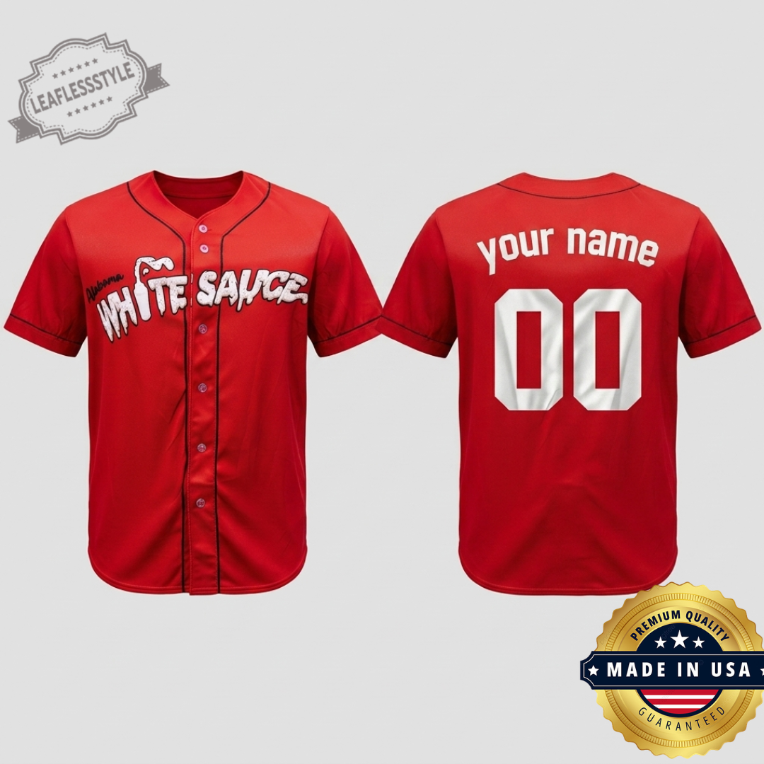 Rocket City Trash Pandas 2026 Custom Baseball Jersey Shirt - Gettin’ Saucy at Toyota Field