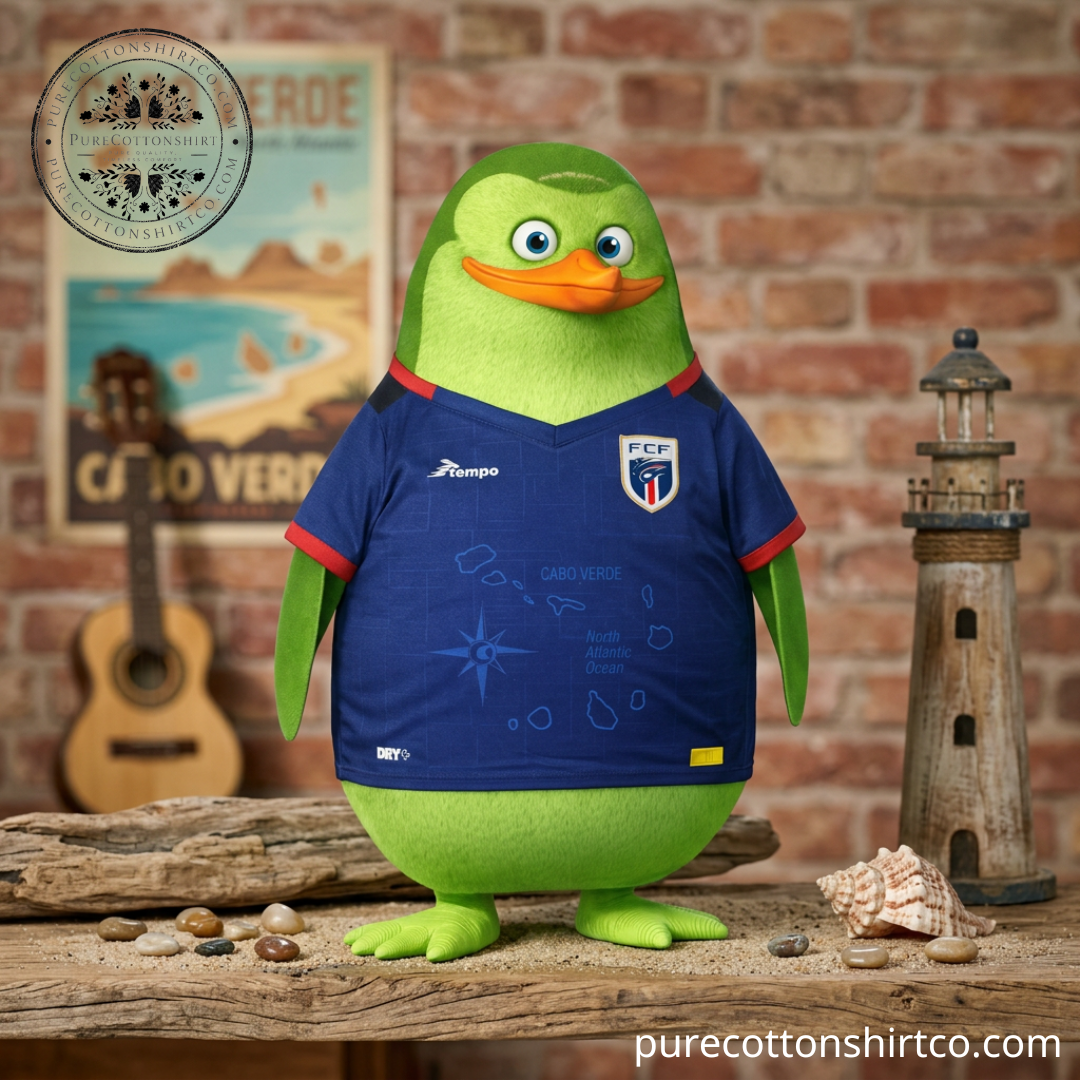 Cabo Verde Soccer Mascot Plush Toy 2026 World Cup