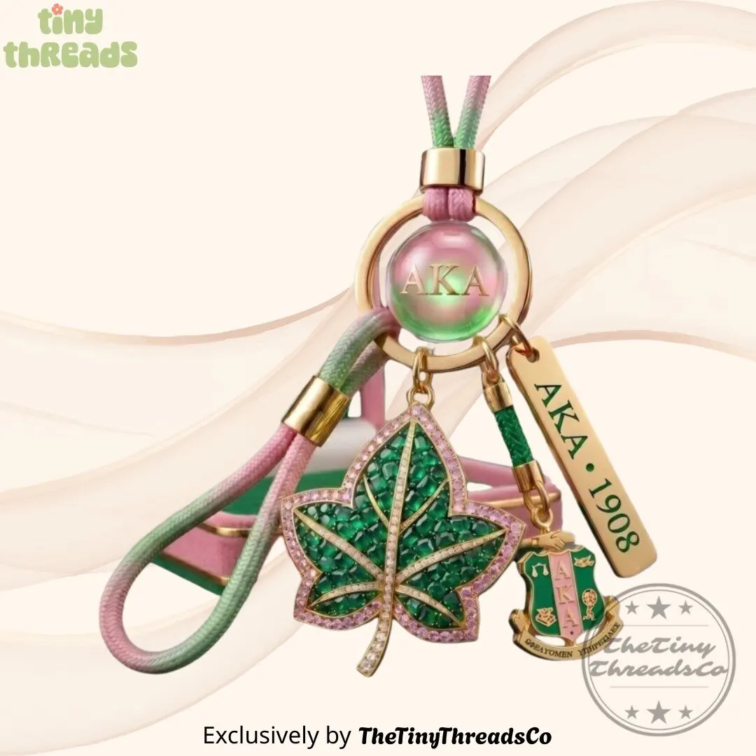 Alpha Kappa Alpha Est 1908 Acrylic Keychain