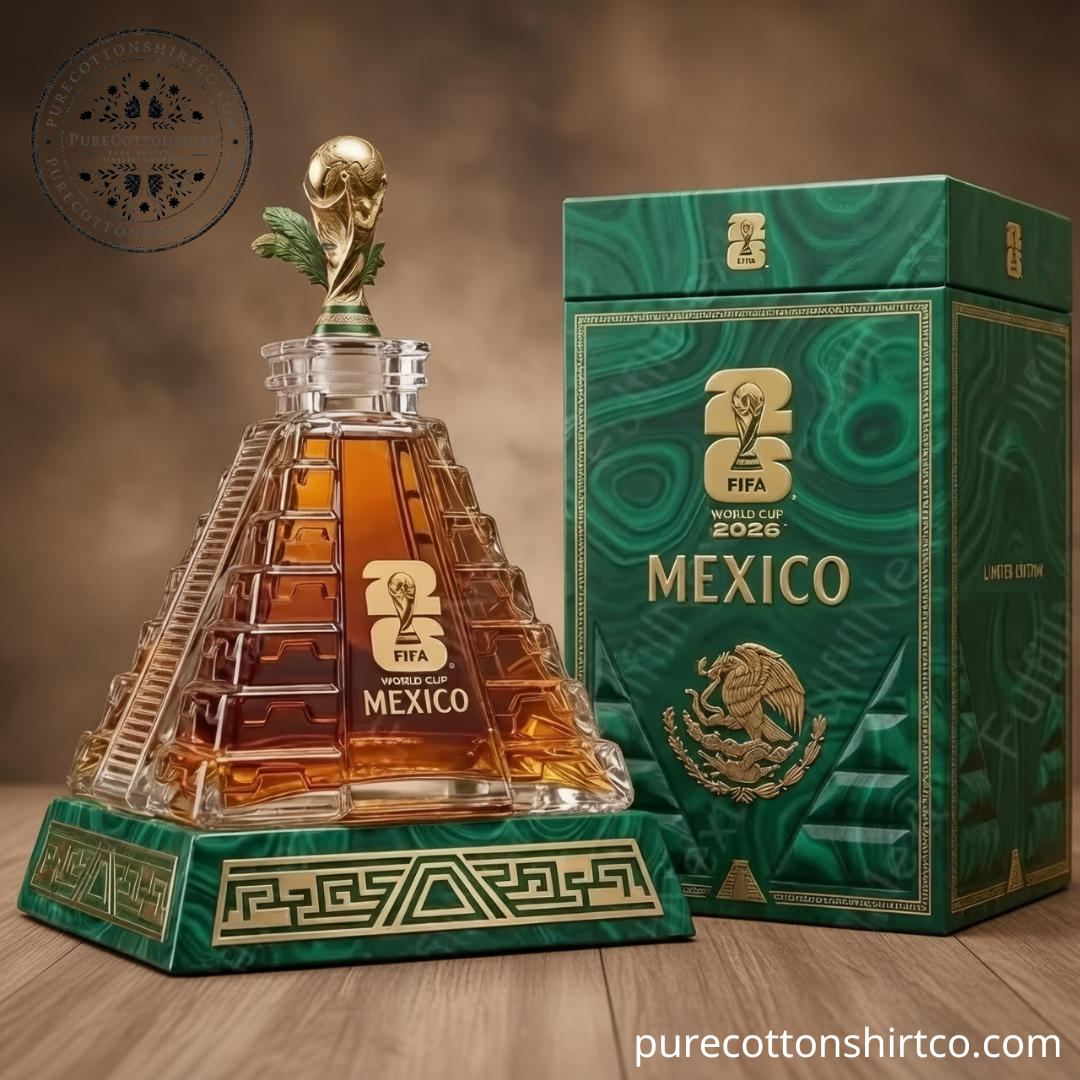 Mexico Pyramid 2026 FIFA World Cup Decanter Bottle