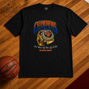 Rhinestone NY Hoops Champions T-Shirt - Bedazzled Orange & Blue Victory Tee 1 Rhinestone NY Hoops Champions T-Shirt - Bedazzled Orange & Blue Victory Tee
