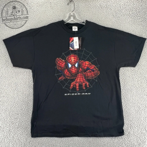 Red & Blue Web Superhero T-Shirt - Comic Book Arachnid Graphic Tee