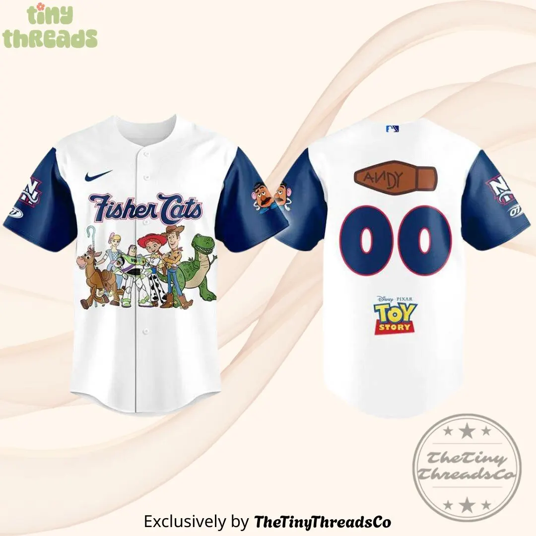 New Hampshire Fisher Cats Toy Story Night 2026 Custom Baseball Jersey