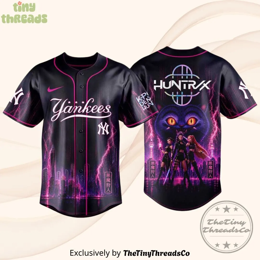 New York Yankees K Pop Demon Hunters Night 2026 Huntrix Baseball Jersey