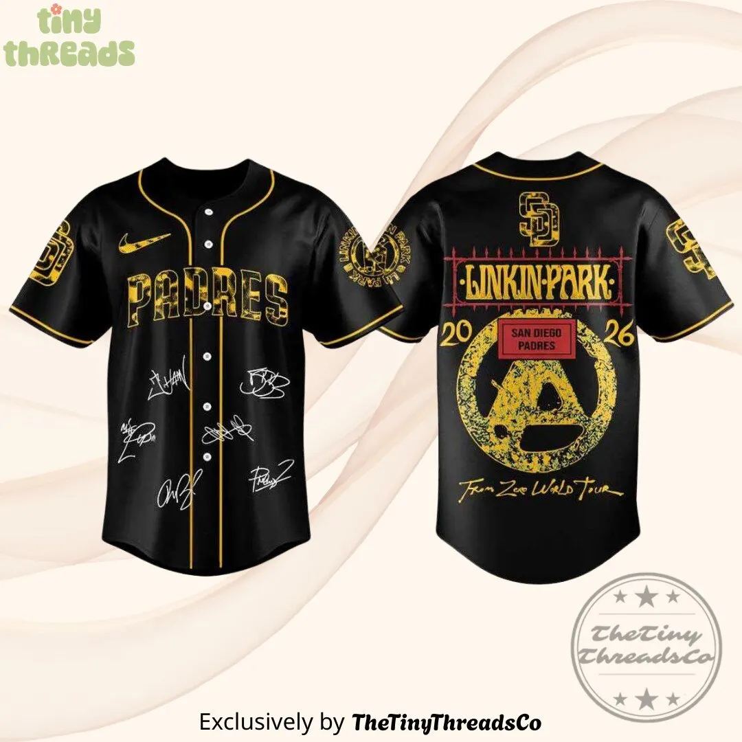 San Diego Padres Linkin Park From Zero World Tour 2026 Jersey