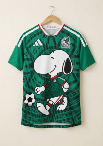 Mexico Adidas FIFA World Cup 2026 Snoopy Soccer Jersey Shirt