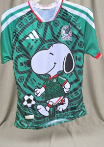 Mexico Adidas FIFA World Cup 2026 Snoopy Soccer Jersey Shirt