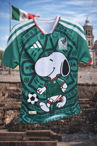 Mexico Adidas FIFA World Cup 2026 Snoopy Soccer Jersey Shirt