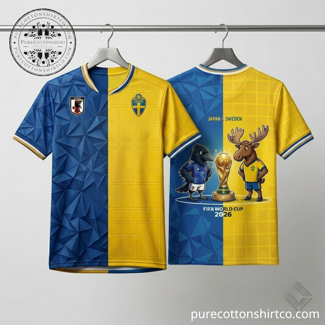 Japan vs Sweden FIFA World Cup 2026 Soccer Jersey