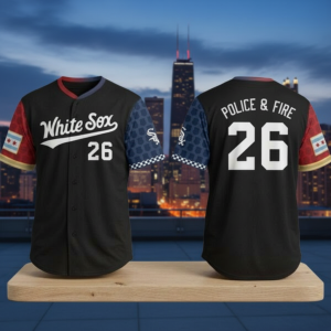2026 Chicago White Sox Police & Fire Jersey 7 2026 Chicago White Sox Police & Fire Jersey
