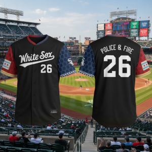 2026 Chicago White Sox Police & Fire Jersey 8 2026 Chicago White Sox Police & Fire Jersey