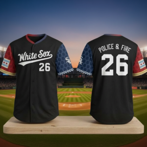 2026 Chicago White Sox Police & Fire Jersey 9 2026 Chicago White Sox Police & Fire Jersey