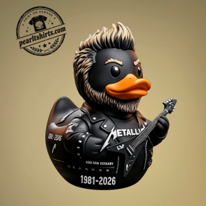 Metalhead Rubber Duck with Guitar – Rock Music Collectible Figure Gift 1 Thiet ke chua co ten 71