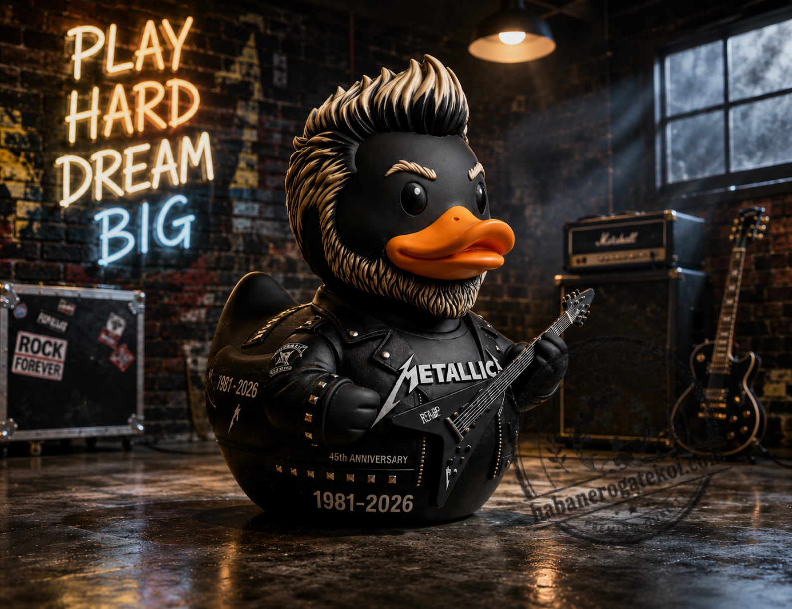 Rock Duck Figurine
