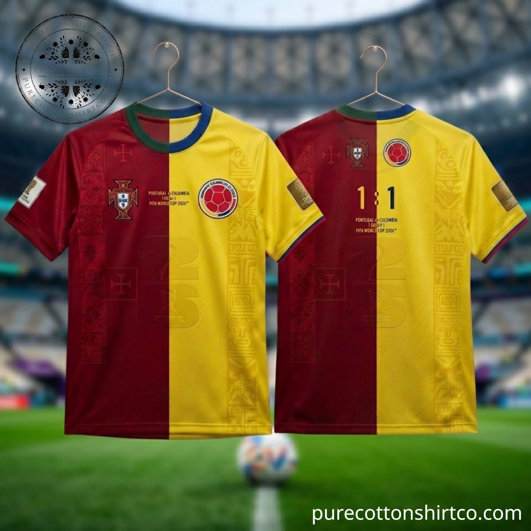 Portugal vs Colombia FIFA World Cup 2026 Soccer Jersey
