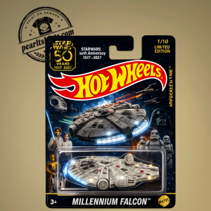 Millennium Falcon Die-Cast Collectible Car, 50th Anniversary Limited Edition Display Model 1 Thiet ke chua co ten 79