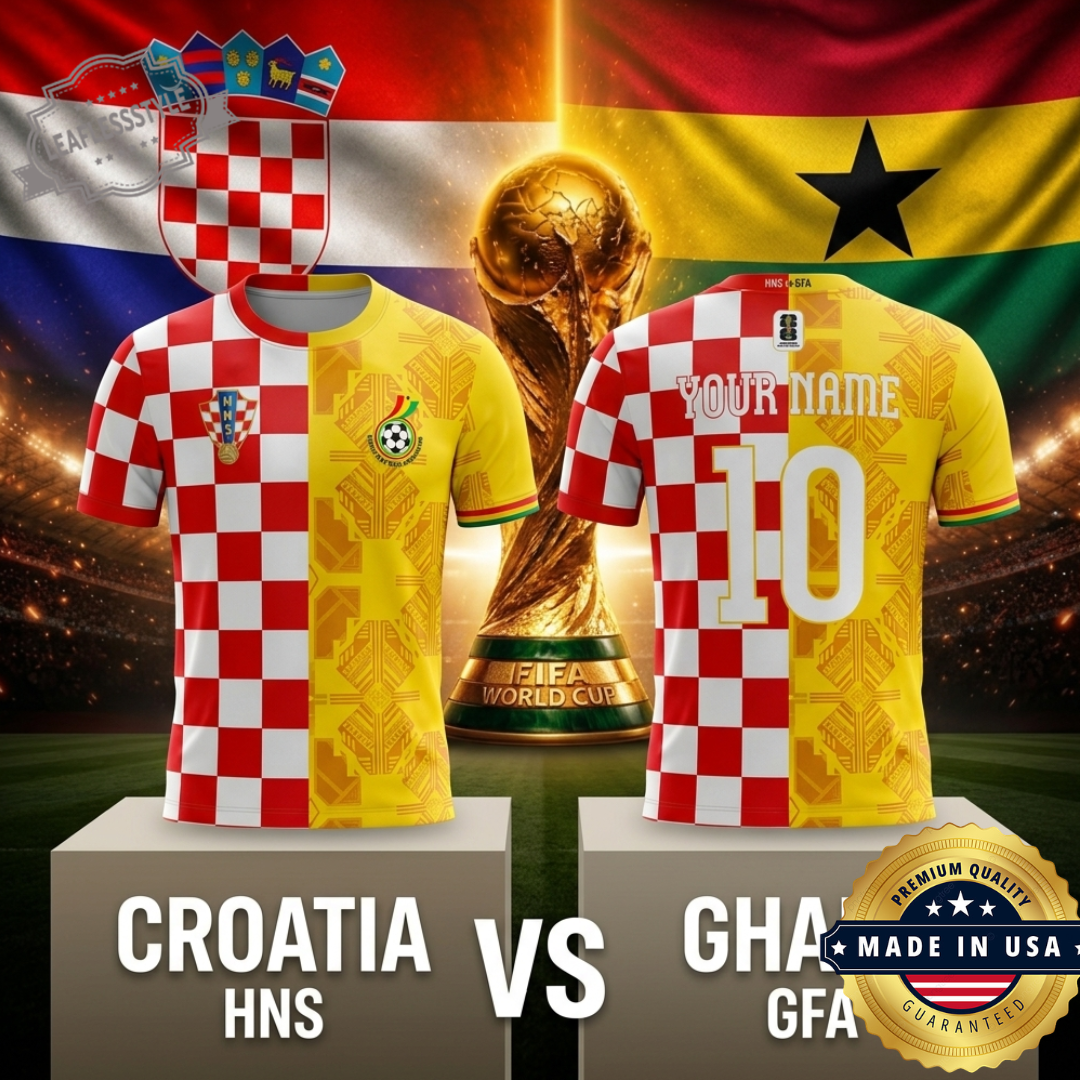 Croatia vs Ghana FIFA World Cup 2026 Soccer Jersey