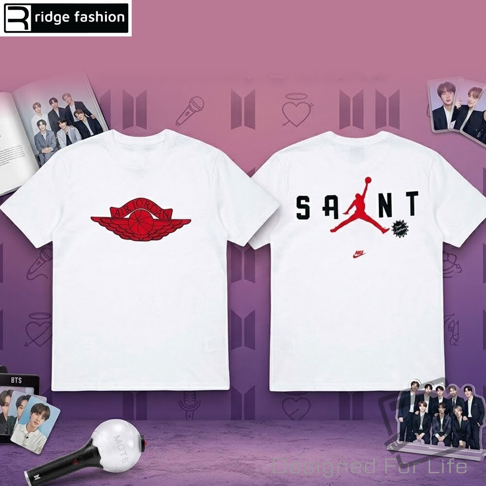 J-Hope BTS MADRID Soundcheck Saint Michael x Air Jordan Shirt 3 Premium J-Hope BTS MADRID Soundcheck Saint Michael x Air Jordan Shirt - Modern Lifestyle Essentials