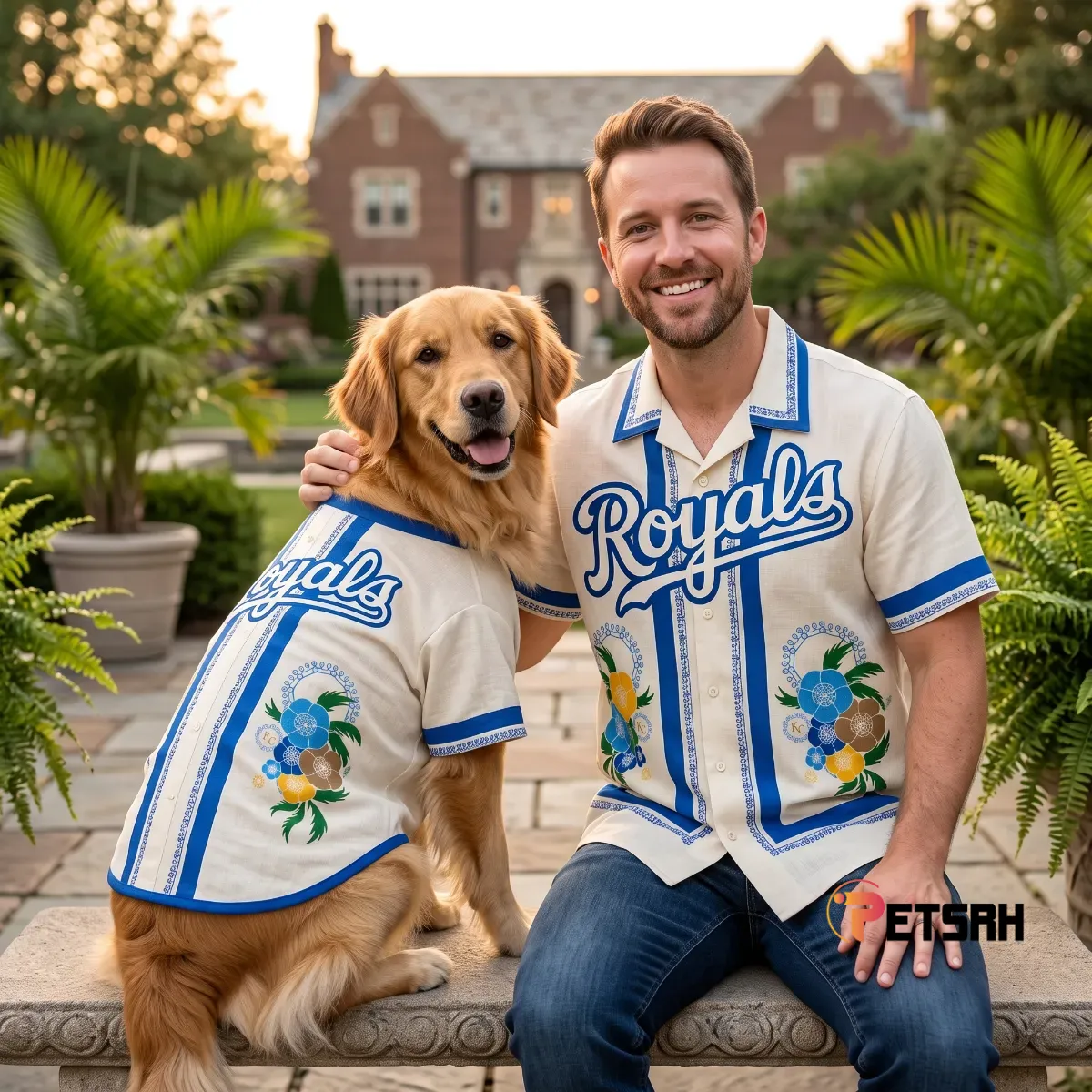 2026 KC Royals Here Comes The Bloom Hawaiian Shirt Giveaway for Pet and Owner matching shirts 9 2026 KC Royals Here Comes The Bloom Hawaiian Shirt Giveaway for Pet and Owner matching shirts