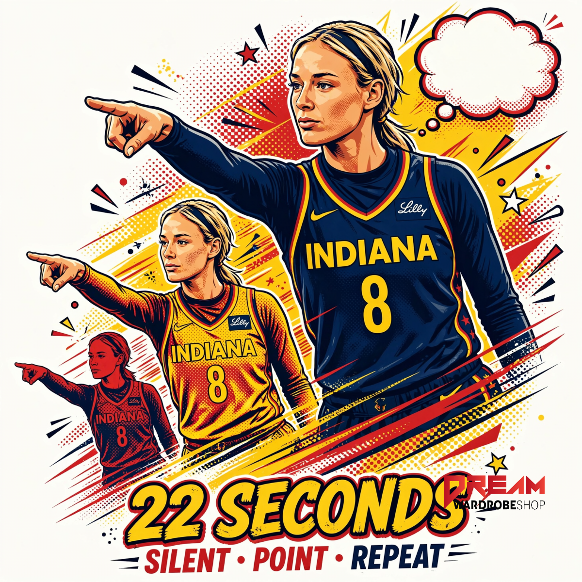Sophie Cunningham Pointing 22 Seconds Silent Point Repeat Funny Bassketball Pop Art Unisex T-Shirt 9 Sophie Cunningham Pointing 22 Seconds Silent Point Repeat Funny Bassketball Pop Art Unisex T-Shirt