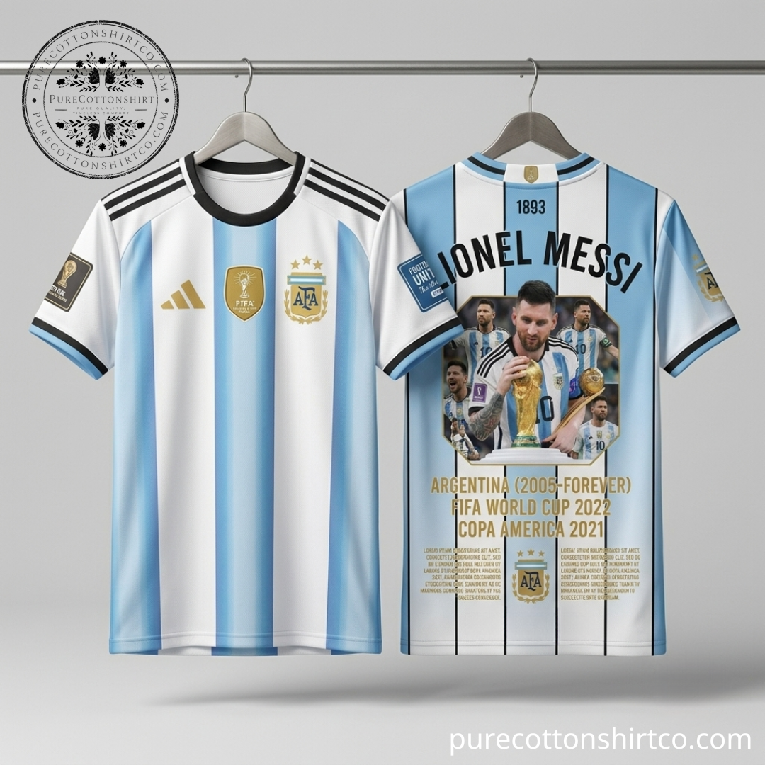 Argentina Lionel Messi Tribute Soccer Jersey