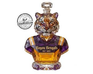 Geaux Tiger Bayou Bengals Limited Edition Whiskey Bottle 1 Geaux Tiger Bayou Bengals Limited Edition Whiskey Bottle