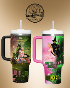 Wicked 40oz Tumbler with Handle | Insulated Stainless Steel Travel Mug | Wicked Movie Gift | Premium Gift Box 3 Wicked 40oz Tumbler with Handle | Insulated Stainless Steel Travel Mug | Wicked Movie Gift | Premium Gift Box