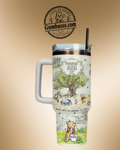 Winnie the Pooh 40oz Tumbler with Handle | Insulated Stainless Steel Travel Mug | Classic Pooh Gift for Fans 1 Winnie the Pooh 40oz Tumbler with Handle | Insulated Stainless Steel Travel Mug | Classic Pooh Gift for Fans