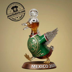 Mexico 2026 Duck Trophy Figurine, Soccer-Themed Decorative Collectible 1 Thiet ke chua co ten 85