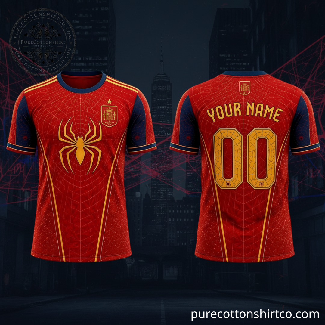 Spain x Spider- Man Soccer Jersey FIFA World Cup 2026