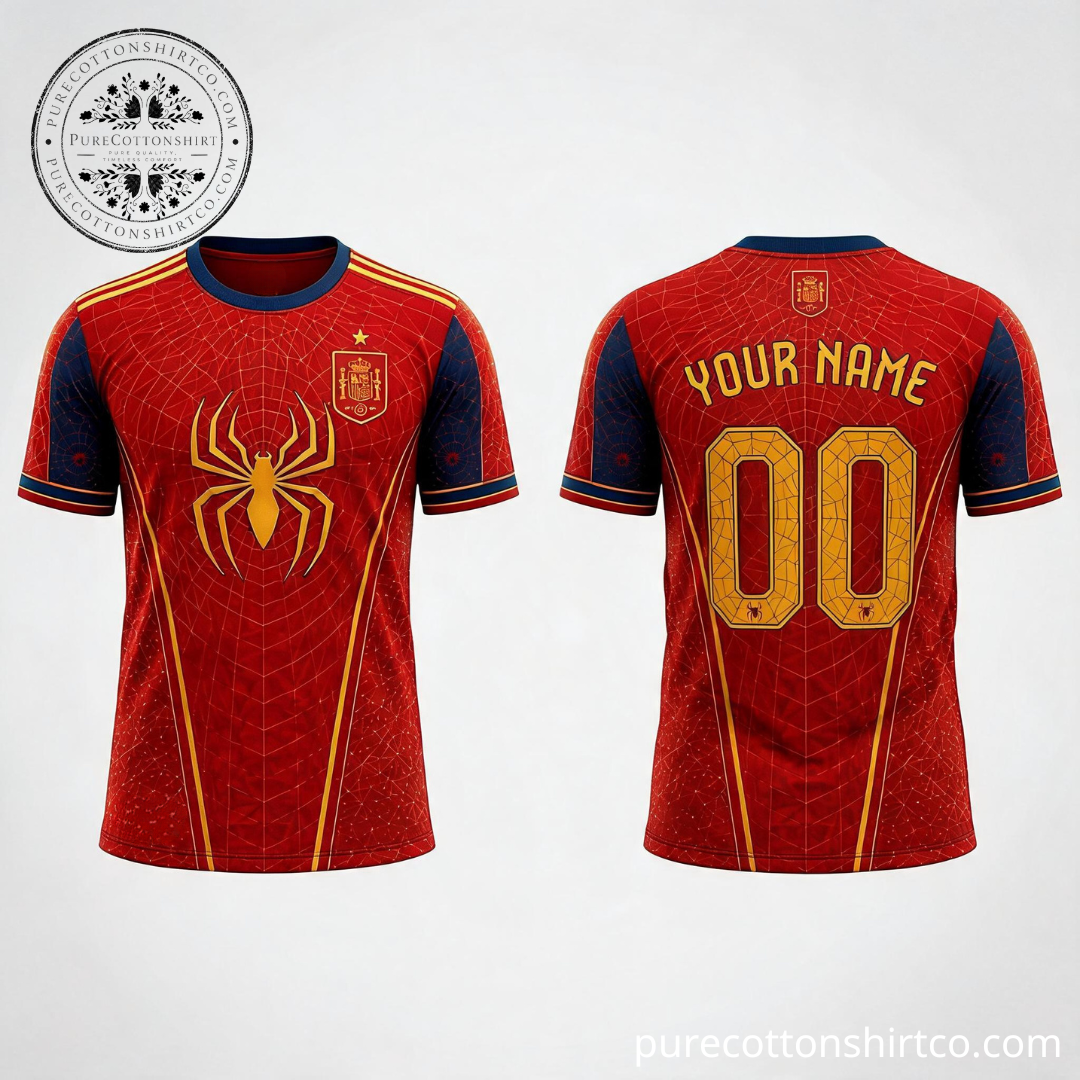 1 (1) Spain x Spider- Man Soccer Jersey FIFA World Cup 2026 — image 4