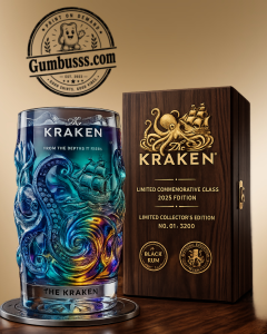The Kraken Limited Edition Commemorative Glass with Premium Wooden Collector Box 1 The Kraken Limited Edition Commemorative Glass with Premium Wooden Collector Box